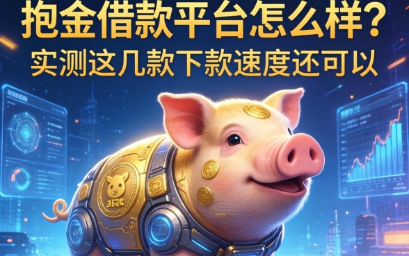 抱金猪借款平台怎么样？实测这几款下款速度还可以