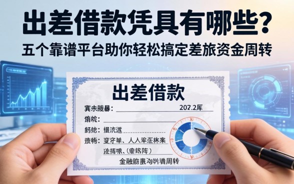 出差借款凭据有哪些？五个靠谱平台助你轻松搞定差旅资金周转