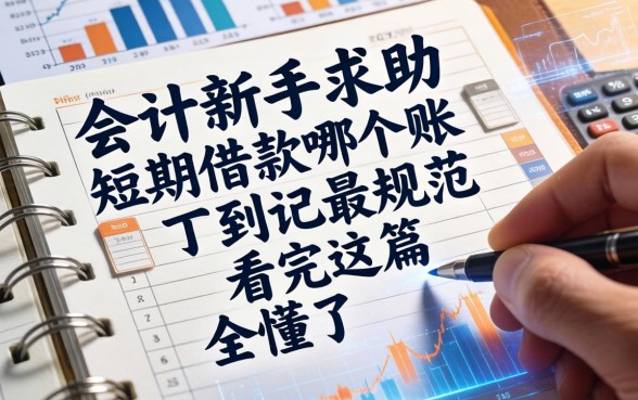 会计新手求助：短期借款在哪个账本上登记最规范？看完这篇全懂了