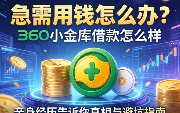 急需用钱怎么办？360小金库借款怎么样？亲身经历告诉你真相与避坑指南