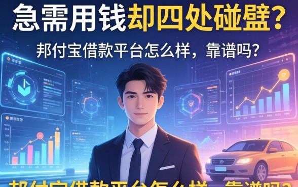 急需用钱却四处碰壁?邦付宝借款平台怎么样,靠谱吗?