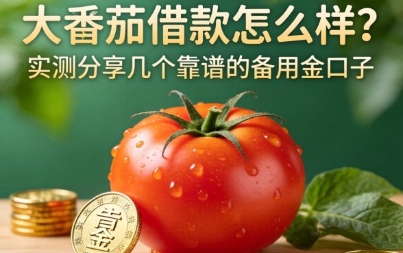大番茄借款怎么样？实测分享几个靠谱的备用金口子