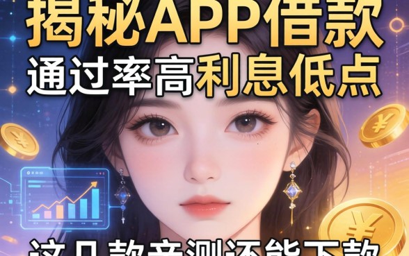 揭秘app借款哪个通过率高利息低点，这几款亲测还能下款