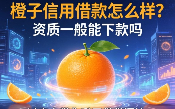 橙子信用借款怎么样？资质一般能下款吗？过来人带你避开借贷深坑