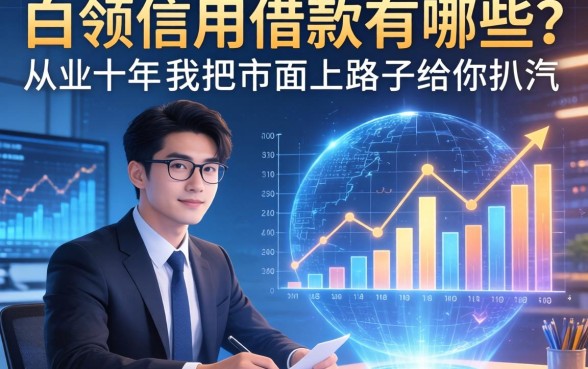 白领信用借款有哪些？从业十年，我把市面上的路子给你扒干净