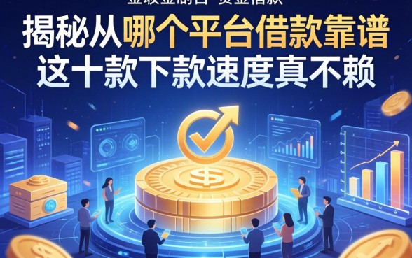 揭秘从哪个平台借款靠谱，这十款下款速度真不赖