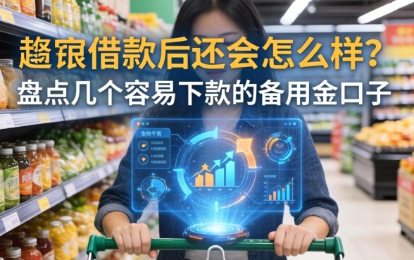 超市借款后不还会怎么样？盘点几个容易下款的备用金口子
