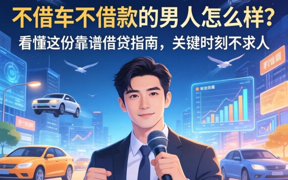不借车不借款的男人怎么样？看懂这份靠谱借贷指南，关键时刻不求人