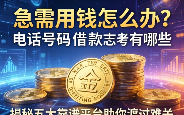 急需用钱怎么办？电话号码借款的有哪些？揭秘五大靠谱平台助你渡过难关
