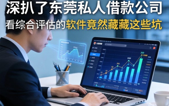 我深扒了东莞私人借款公司，发现不看综合评估的软件竟然藏着这些坑