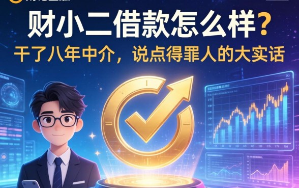 财小二借款怎么样？干了八年中介，说点得罪人的大实话