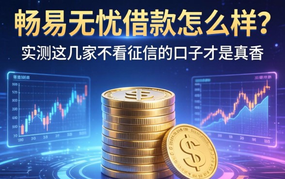 畅易无忧借款怎么样？实测这几家不看征信的口子才是真香