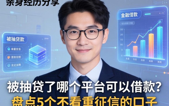 亲身经历分享：被抽贷了哪个平台可以借款？盘点5个不看重征信的口子