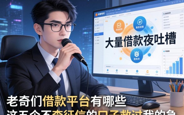 老哥们深夜吐槽：大量借款平台有哪些，这五个不查征信的口子救过我的急