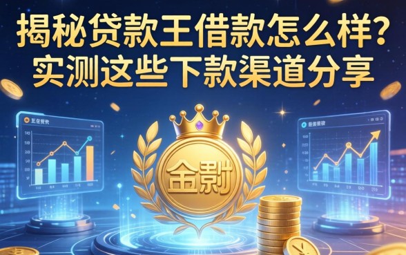 揭秘贷款王借款怎么样？实测这些下款渠道分享