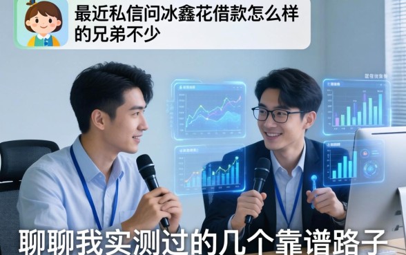 最近私信问冰鑫花借款怎么样的兄弟不少，聊聊我实测过的几个靠谱路子