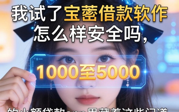 我试了宝蕊借款软件怎么样安全吗，发现1000至5000的小额贷款app里藏着这些门道