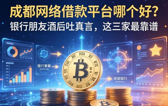 成都网络借款平台哪个好？银行朋友酒后吐真言，这三家最靠谱