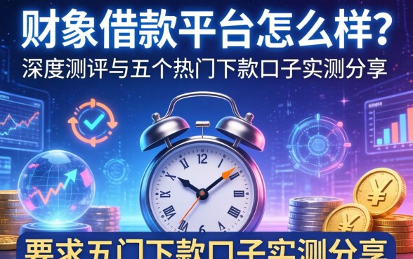 财象借款平台怎么样？深度测评与五个热门下款口子实测分享
