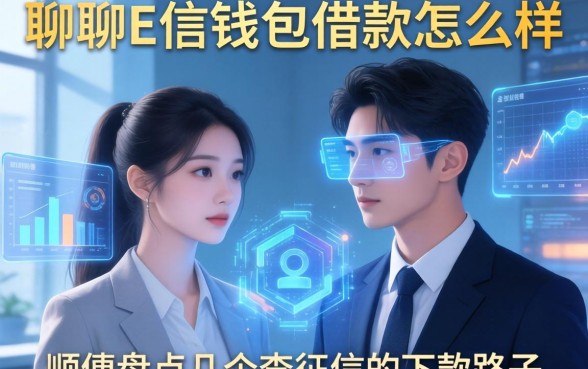聊聊E信钱包借款怎么样，顺便盘点几个不查征信的下款路子