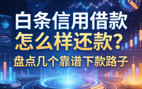 白条信用借款怎么样还款？盘点几个靠谱的下款路子
