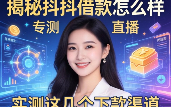 揭秘抖抖借款怎么样直播，实测这几个下款渠道