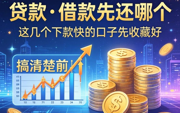 贷款和借款先还哪个搞清楚前，这几个下款快的口子先收藏好