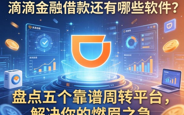 滴滴金融借款还有哪些软件？盘点五个靠谱周转平台，解决你的燃眉之急