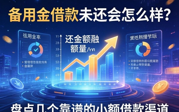 备用金借款未还会怎么样？盘点几个靠谱的小额借款渠道