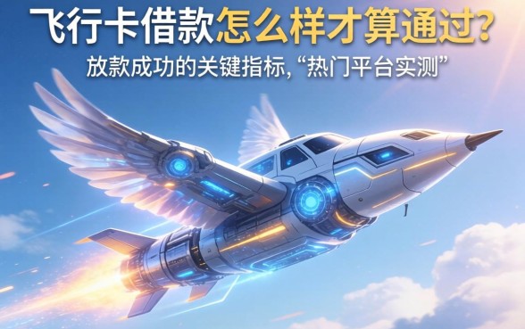 飞行卡借款怎么样才算通过？放款成功的关键指标与热门平台实测