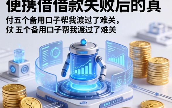便携借借款失败后的真实经历分享：这五个备用口子帮我渡过了难关