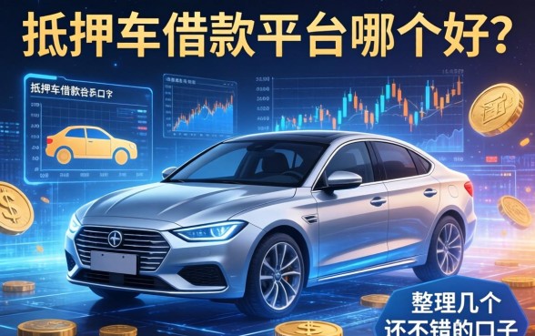 抵押车借款平台哪个好？整理了几个还不错的口子