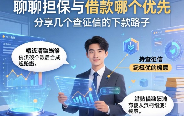 聊聊担保与借款哪个优先，分享几个不查征信的下款路子