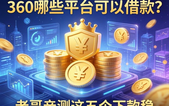 360哪些平台可以借款？老哥亲测这五个下款稳