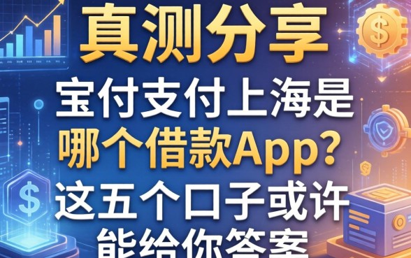 实测分享：宝付支付上海是哪个借款app？这五个口子或许能给你答案
