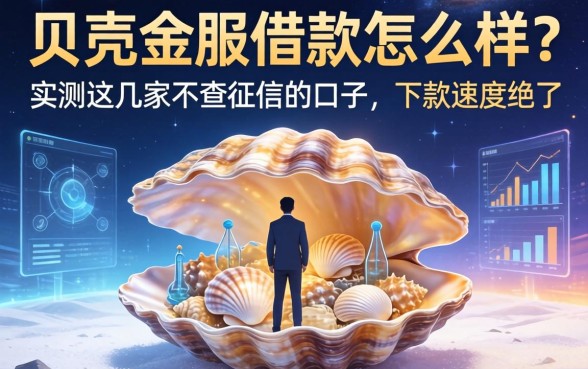 贝壳金服借款怎么样？实测这几家不查征信的口子，下款速度绝了