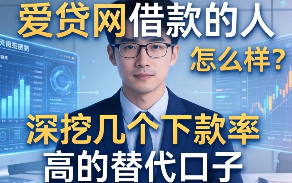爱贷网借款的人怎么样？深扒几个下款率高的替代口子