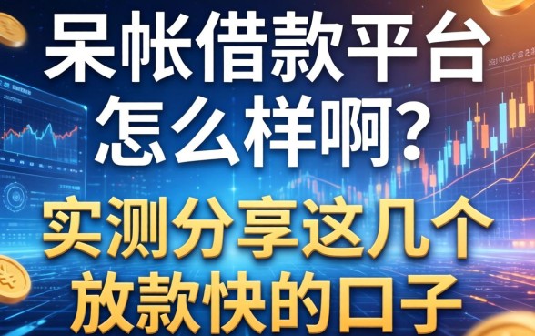 呆帐借款平台怎么样啊？实测分享这几个放款快的口子