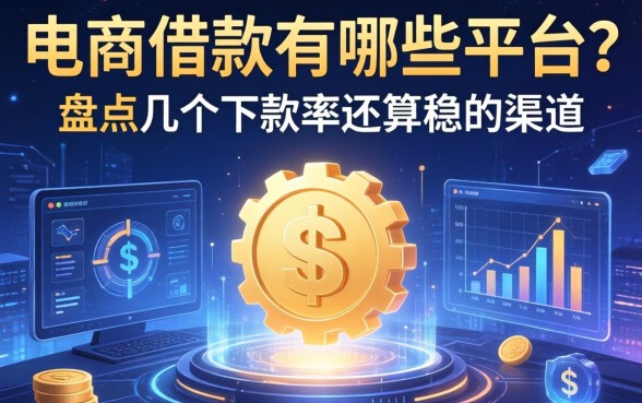 电商借款有哪些平台？盘点几个下款率还算稳的渠道