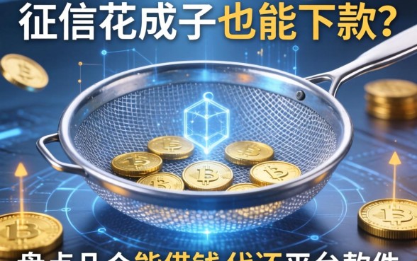 征信花成筛子也能下款？盘点几个能借钱的代还平台软件