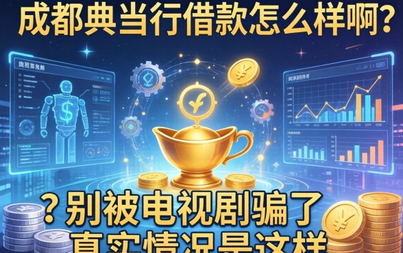 成都典当行借款怎么样啊？别被电视剧骗了，真实情况是这样