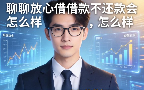 聊聊放心借借款不还款会怎么样，顺便分享几个不查征信的好口子