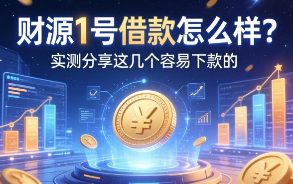 财源1号借款怎么样？实测分享这几个容易下款的