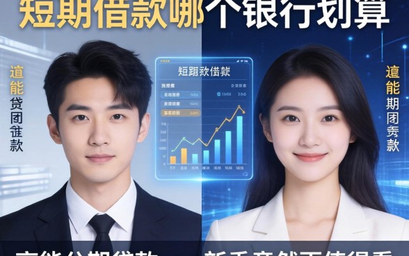 我对比了短期借款哪个银行划算，发现高能分期贷款app新秀竟然更值得看