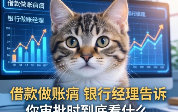 借款做账的猫腻：银行经理告诉你审批时到底看什么