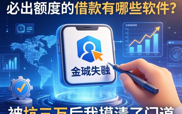 必出额度的借款有哪些软件？被坑三万后我摸清了门道