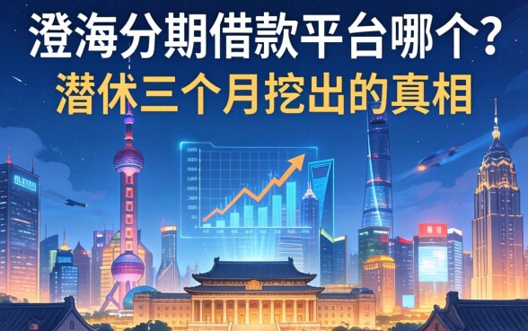 澄海分期借款平台是哪个？我潜伏三个月挖出的真相
