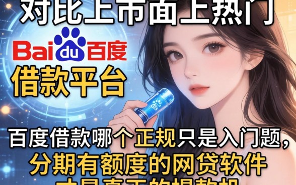 我对比了市面上热门的借款平台，发现百度借款哪个正规只是入门题，分期有额度的网贷软件才是真正的提款机