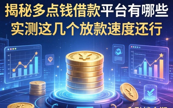 揭秘多点钱借款平台有哪些，实测这几个放款速度还行