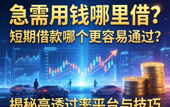 急需用钱哪里借？短期借款哪个更容易通过？揭秘高通过率平台与技巧